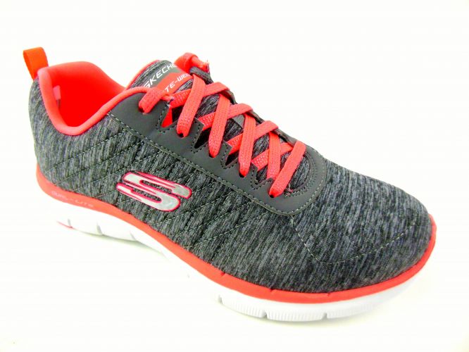 Skechers női cipő gray/coral