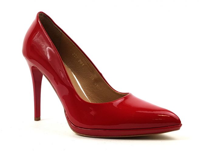 Claudio Dessi Lux by Dessi női cipő czerwony lakier