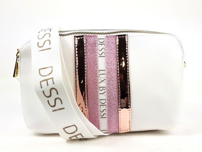 Claudio Dessi Lux by Dessi női táska fehér/pink