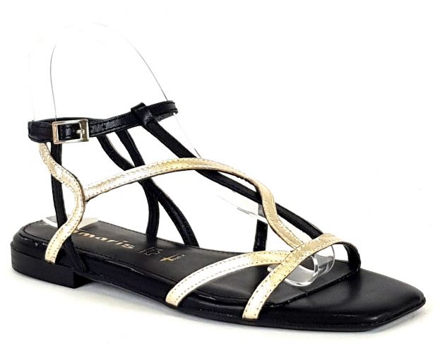 Tamaris női szandál black/gold