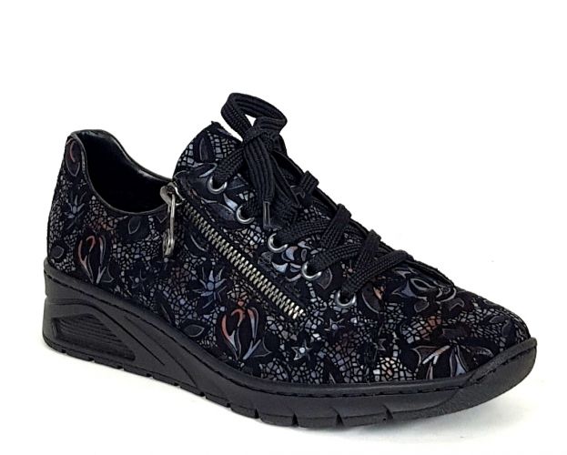 Rieker női cipő metallic