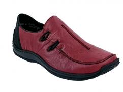 Rieker női cipő red comb.