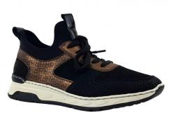 Rieker női cipő black comb