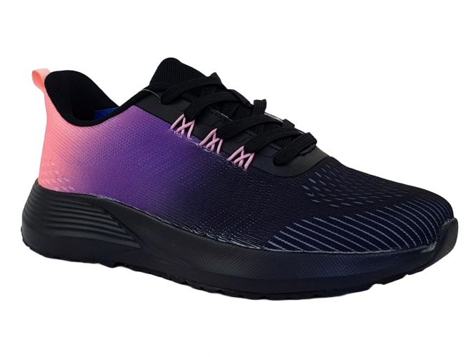Knup Női cipő Black/Purple/Pink