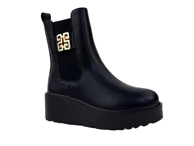 S.S női bokacsizma black