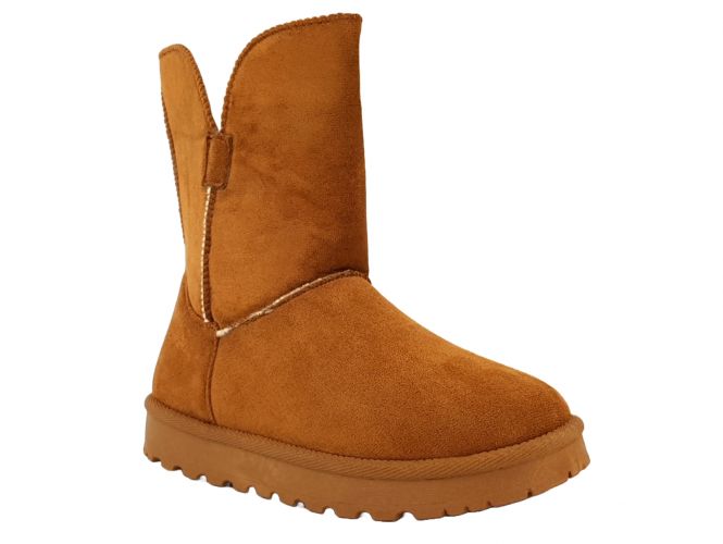 S.S női bokacsizma camel