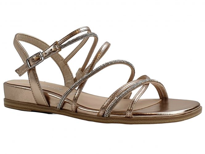 Tamaris női szandál light gold
