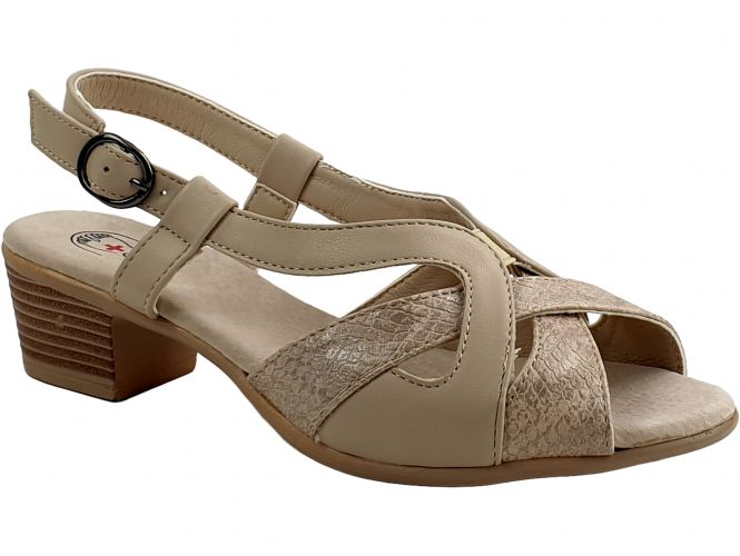 L.D. női szandál beige