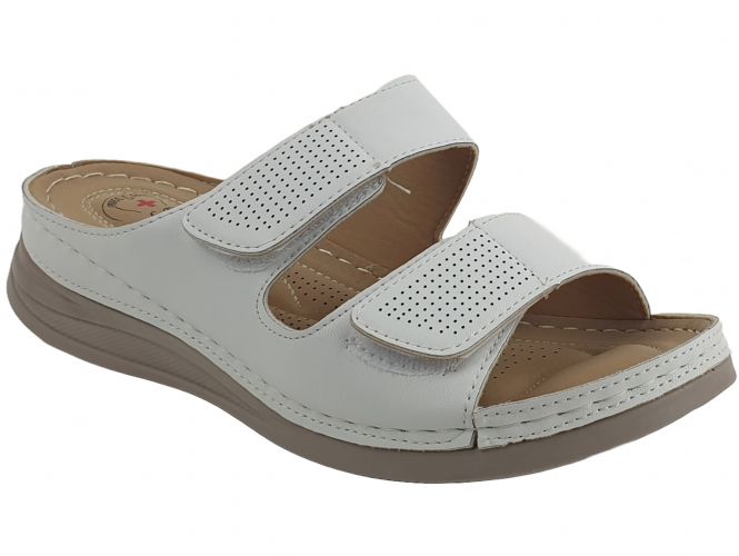 L.D. női papucs white