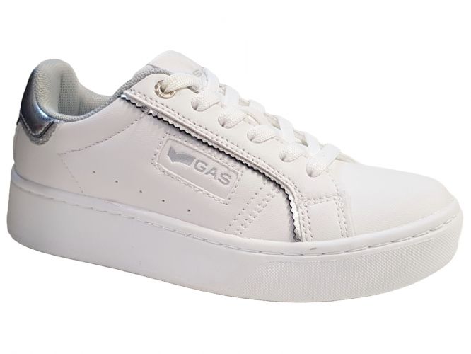 GAS női cipő white/silver