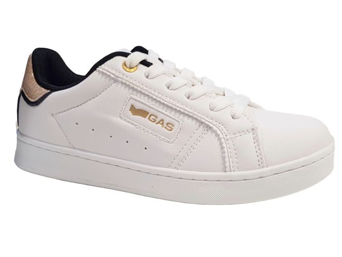 GAS női cipő white/gold