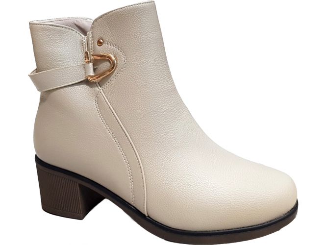 Aifeilin Női bokacsizma  beige