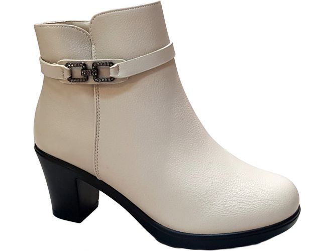 Aifeilin női bokacsizma beige