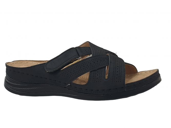 L.D. női papucs black