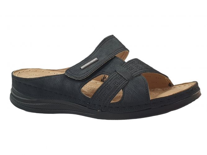 L.D. női papucs black
