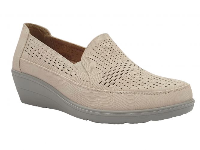 L.D. női cipő beige
