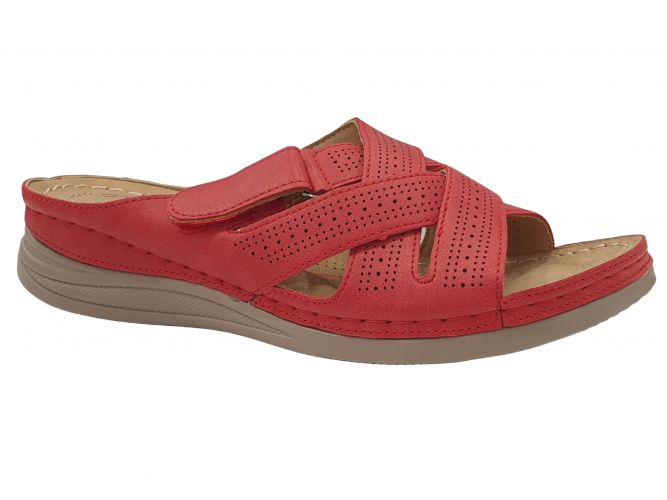 L.D. női papucs red