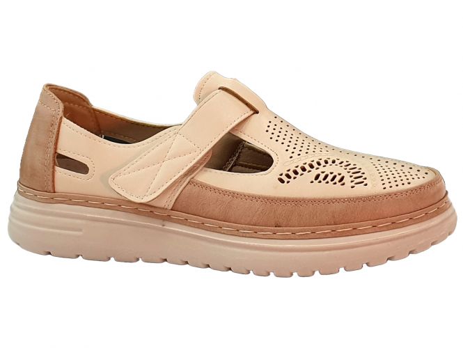 L.D. női cipő beige/khaki