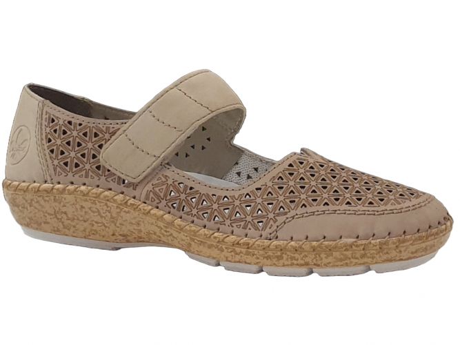 Rieker női cipő beige