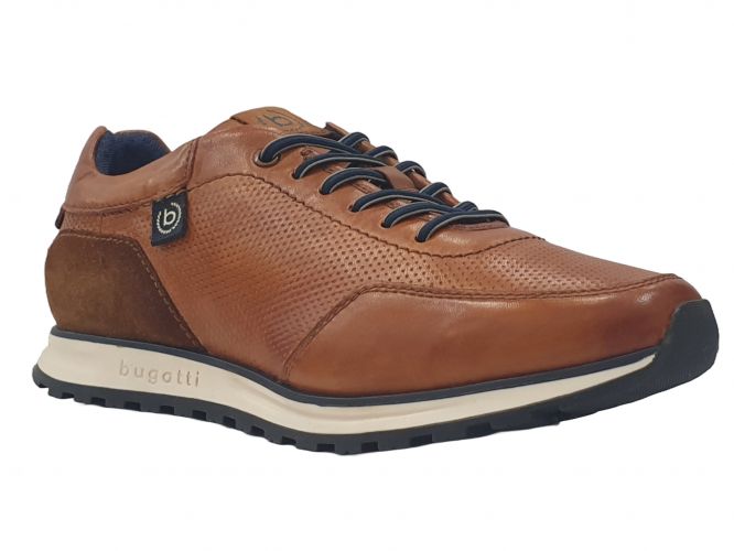 Bugatti férfi cipő cognac 