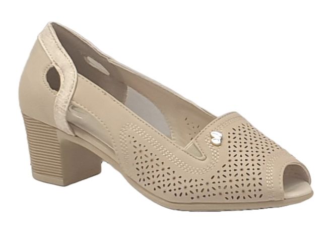 L.D. női cipő beige
