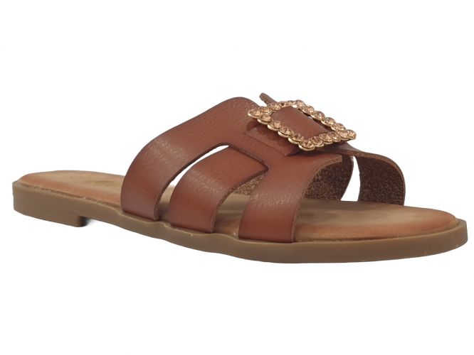 Bosido női papucs camel
