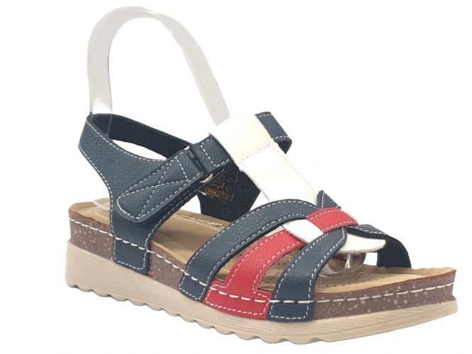 Linix női szandál navy/white/red