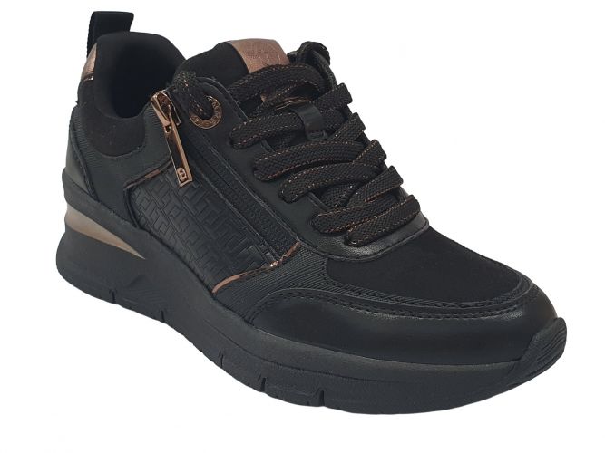 Tamaris női cipő black/copper