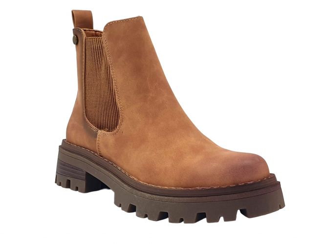 Bosido női bokacsizma camel