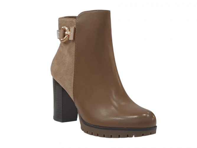 Bosido női bokacsizma khaki