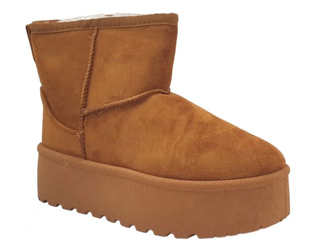 Bosido női bokacsizma camel