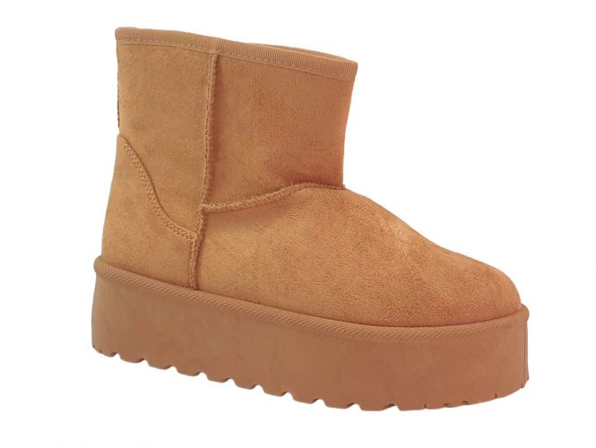 Linix női bokacsizma camel