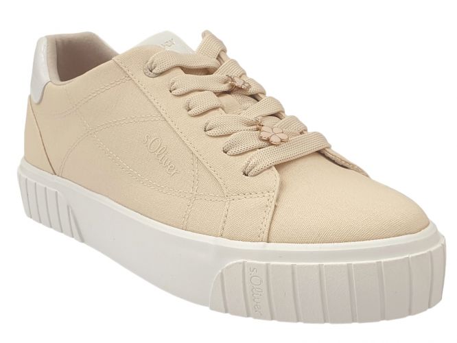 S.Oliver női cipő light beige