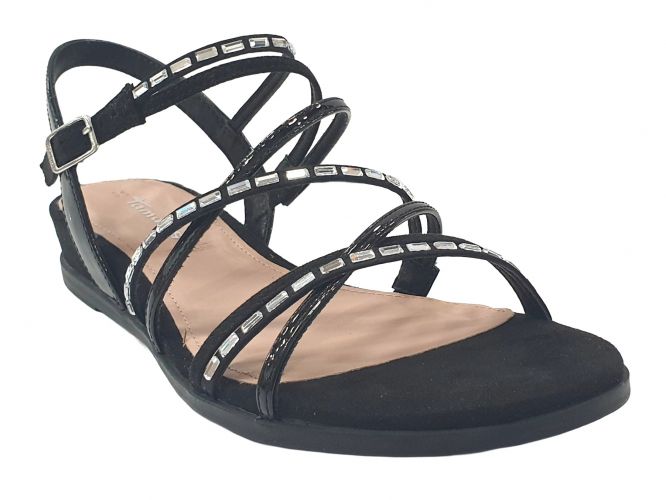 Tamaris női szandál black glam