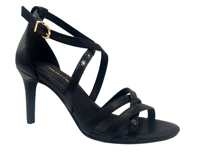 Tamaris női magassarkú black