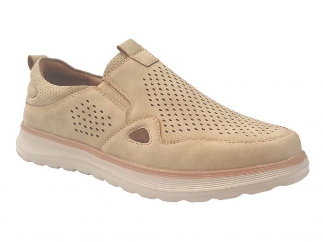 Weide férfi mokaszin beige