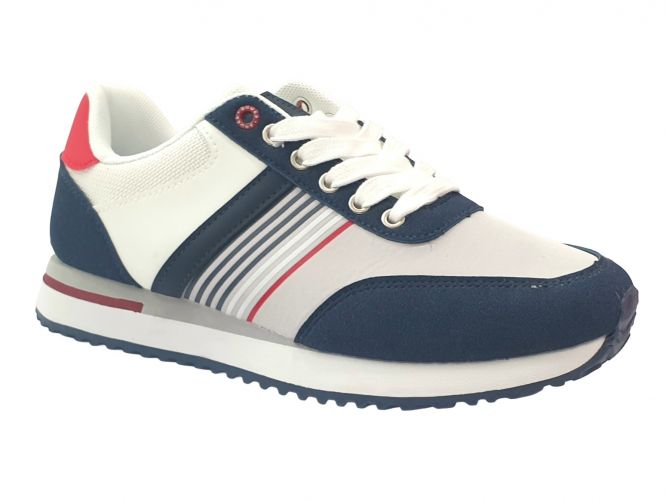 L.D. férfi cipő white/blue