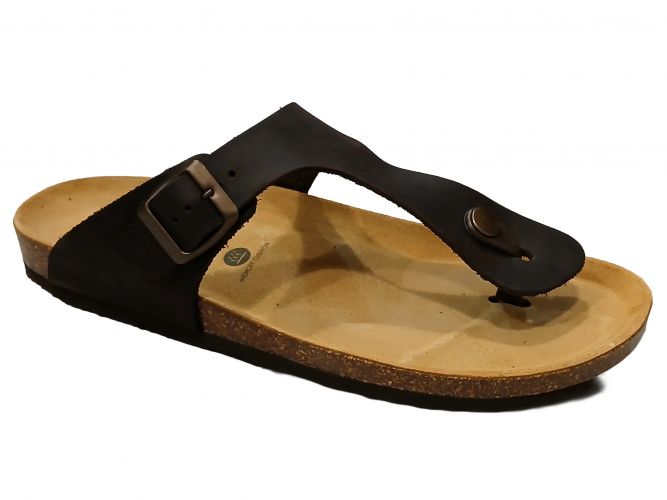 Plakton férfi papucs marron