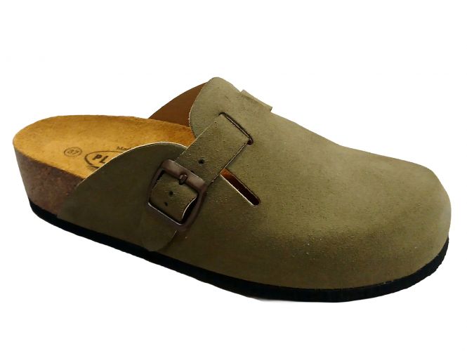 Plakton női papucs light khaki